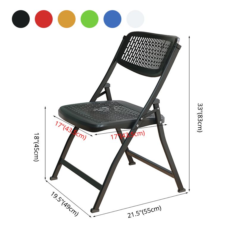 Chaise d'intérieur et d'extérieur moderne, chaise d'appoint pliante en métal à dossier ouvert, pour la maison