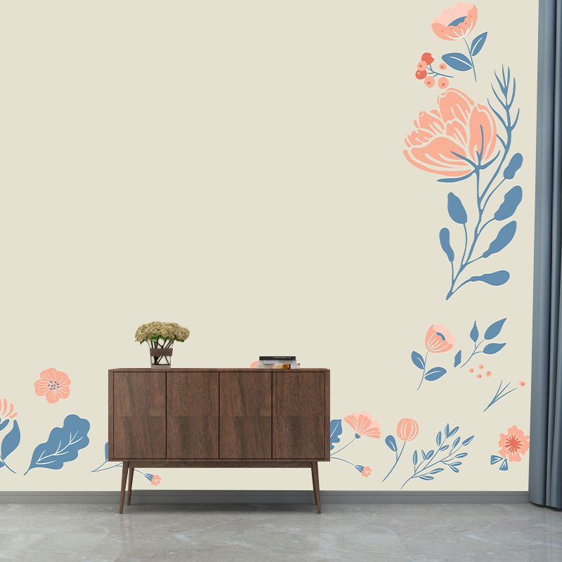 Customized Tropical Plant Mural Eco-friendly Decorative Wallpaper Wall Decor