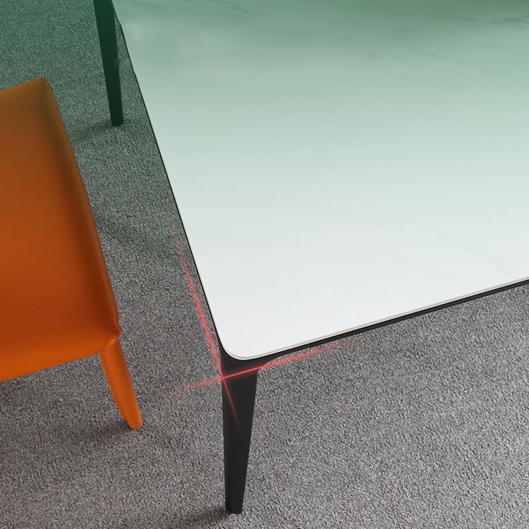 Modern Dining Room Furniture Set 1/4/5 Pieces Sintered Stone Dining Table Armless Chairs