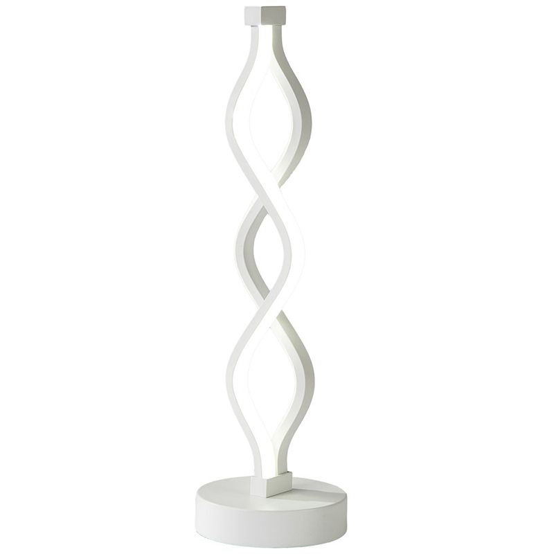 Lámpara de mesa de lectura minimalismo Luz de mesa lineal LED de 1 luces para dormitorio