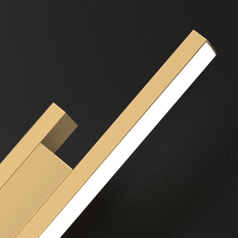 Modernism Metal Sconce Light Fixtures Gold Shade Wall Light for Foyer