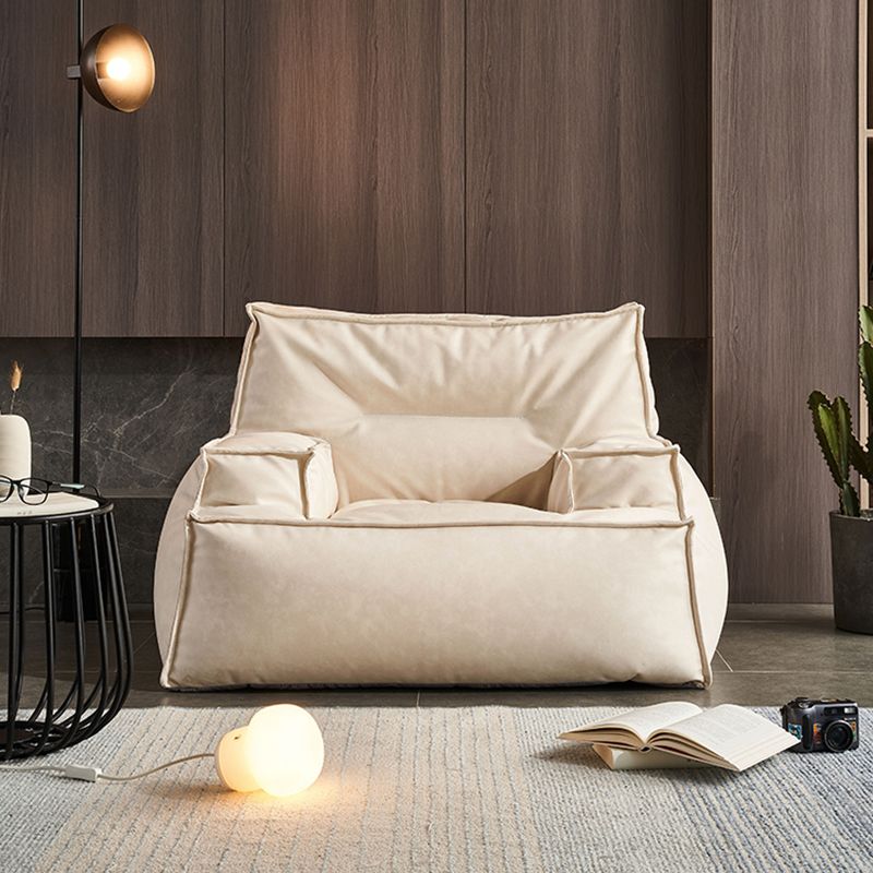 Faux Leather Arm Chair 39.3"L x 35.4" W x 25.5" H Arms Included Chair for Bedroom