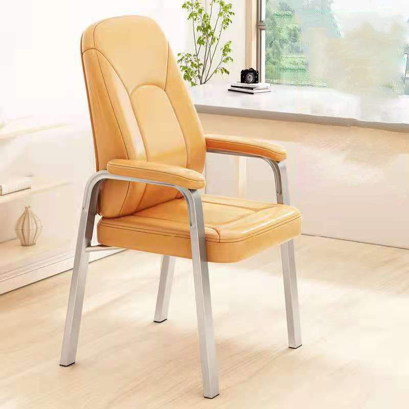 High Back Office Chair Fixed Armchair with Sponge/Latex Seat