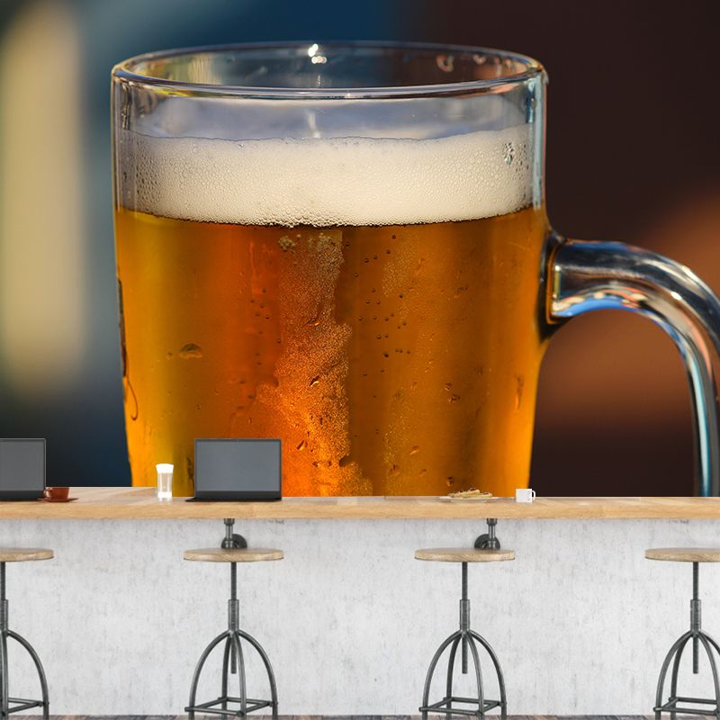 Minimalist Wine Mural Decoration Painting Wall Art for Bar Decor, Moisture Resistant