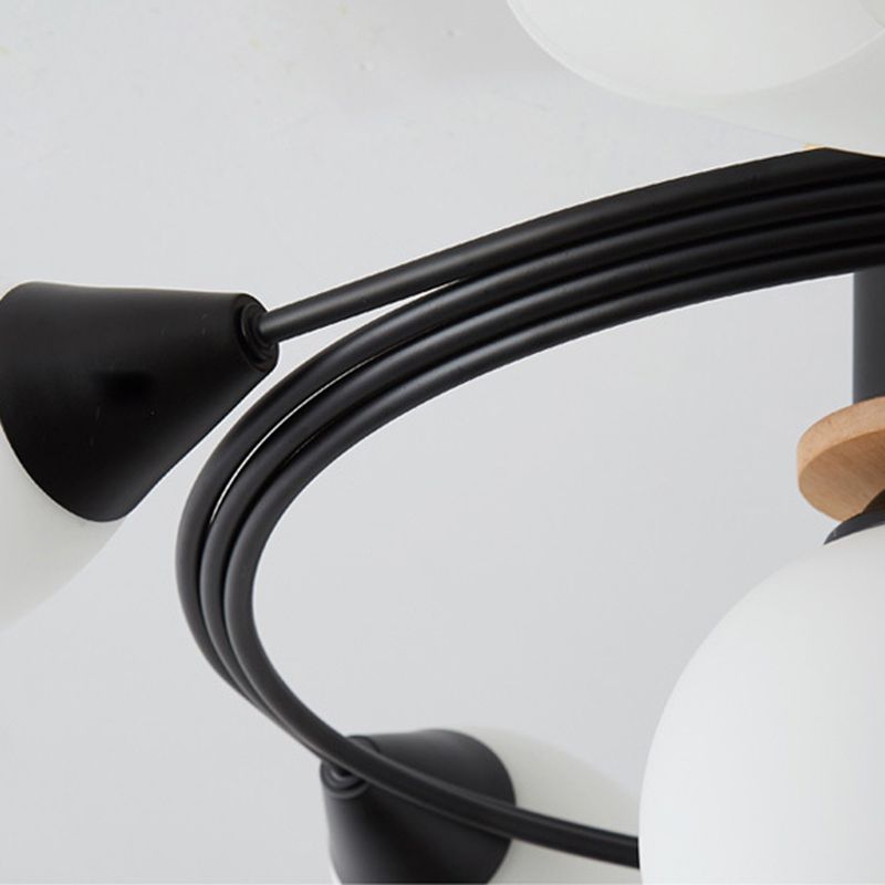 Glasgeometrische Form spüle Deckenleuchte modern