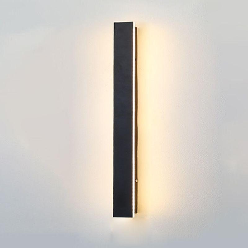 Streifenformwand montieren leichte moderne LED -Wandleuchten mit Acrylschatten für Schlafzimmer