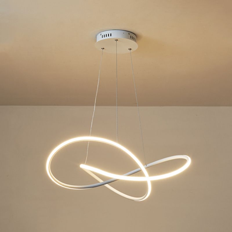 Contemporary LED Chandelier Light Fixtures Linear Hanging Chandelier for Dining Room