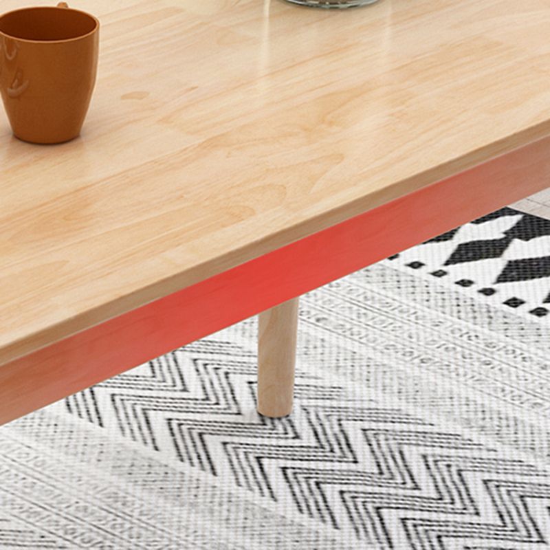 Contemporary Style Standard Wood Dining Room Set of Rectangle Shape for Kitchen Table Set