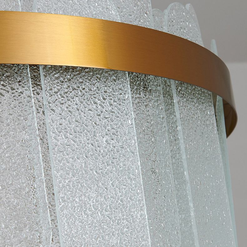 Modern Nordic LED Hanging Light Glass Geometric Chandelier for Living Room