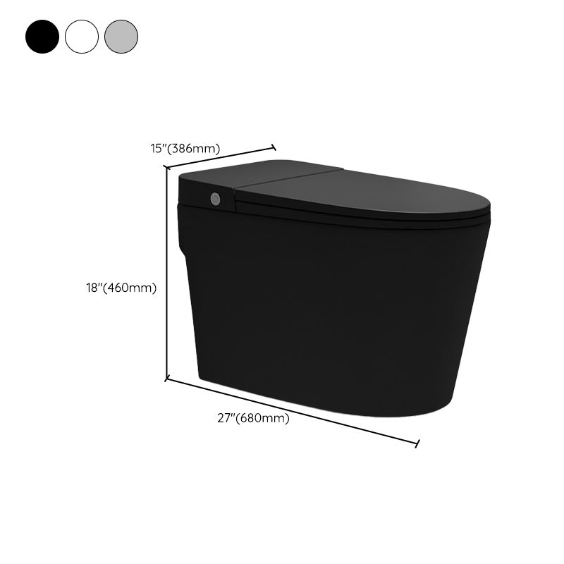 Modern Siphon Jet Toilet Bowl Floor Mount Bidet Toilet with Seat for Bathroom