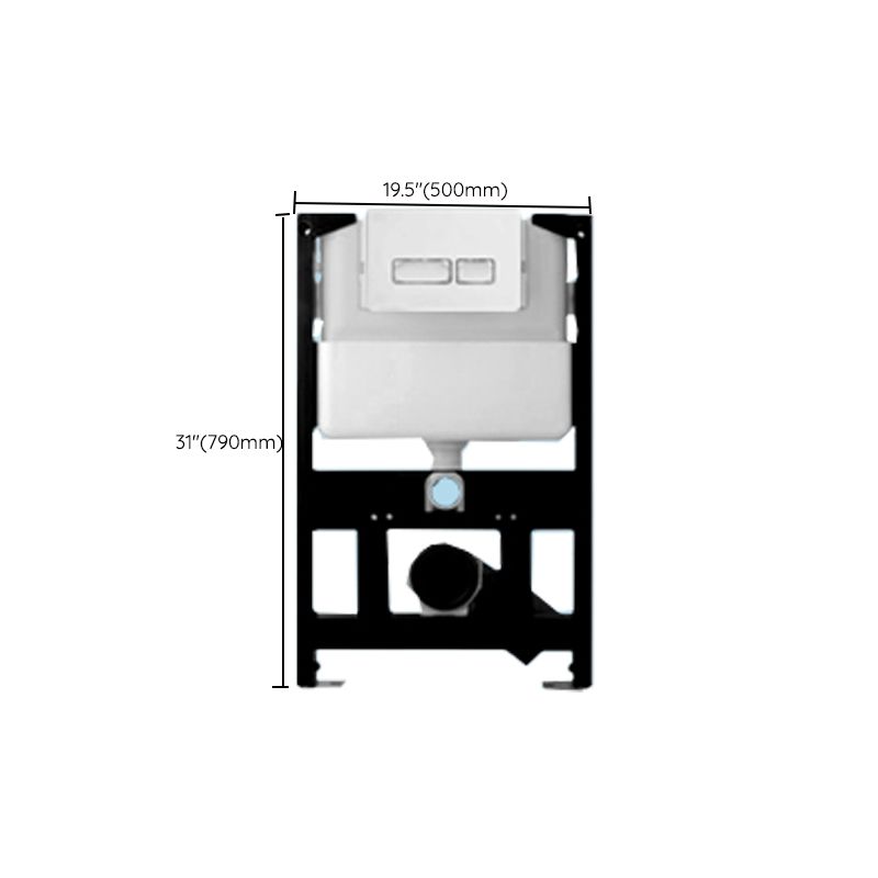 Contemporary Wall Hung Flush Toilet Ceramic Urine Toilet with Seat for Bathroom