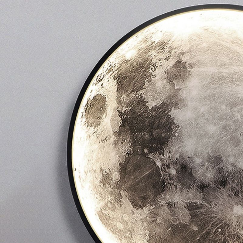 Contemporary Circle LED Wall Light Household Wall Lighting Fixture for Living Room