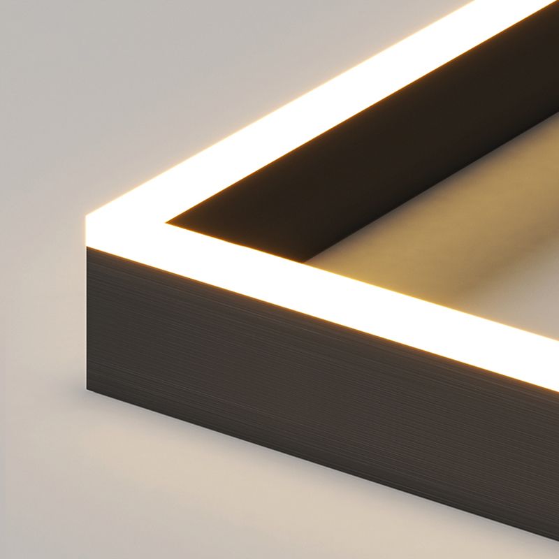 Éclairage de salle à manger moderne plusieurs carrés d'éclairage de lustre