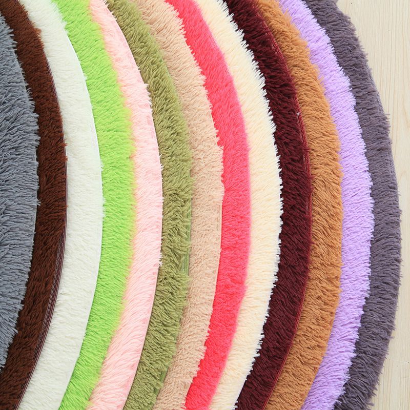 Natural Simple Rug Multi-Color Plain Rug Easy Care Machine Wash Area Carpet for Bedroom