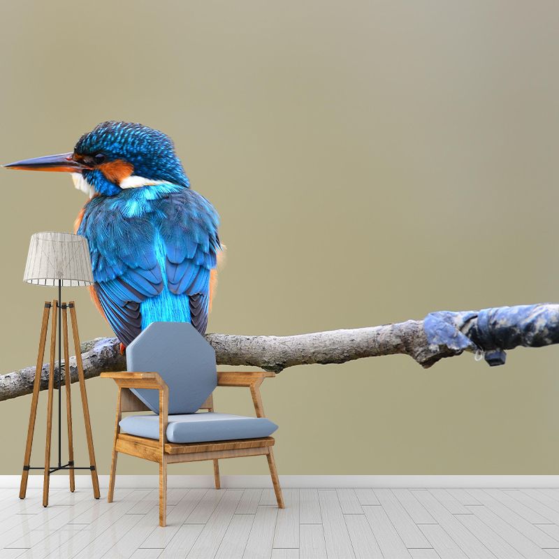 Lovely Bird Wall Mural Wallpaper Mildew Resistant Wall Covering for Decoration