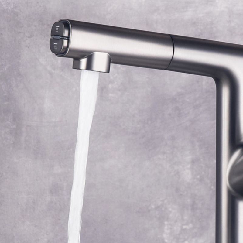 Modern Single Handle Sink Faucet Brass Square Bathroom Faucet