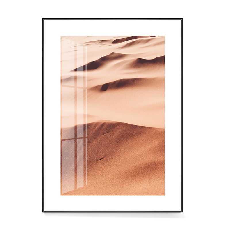 Light Color Natural Landscape Canvas Modern Textured Wall Art Print for Living Room