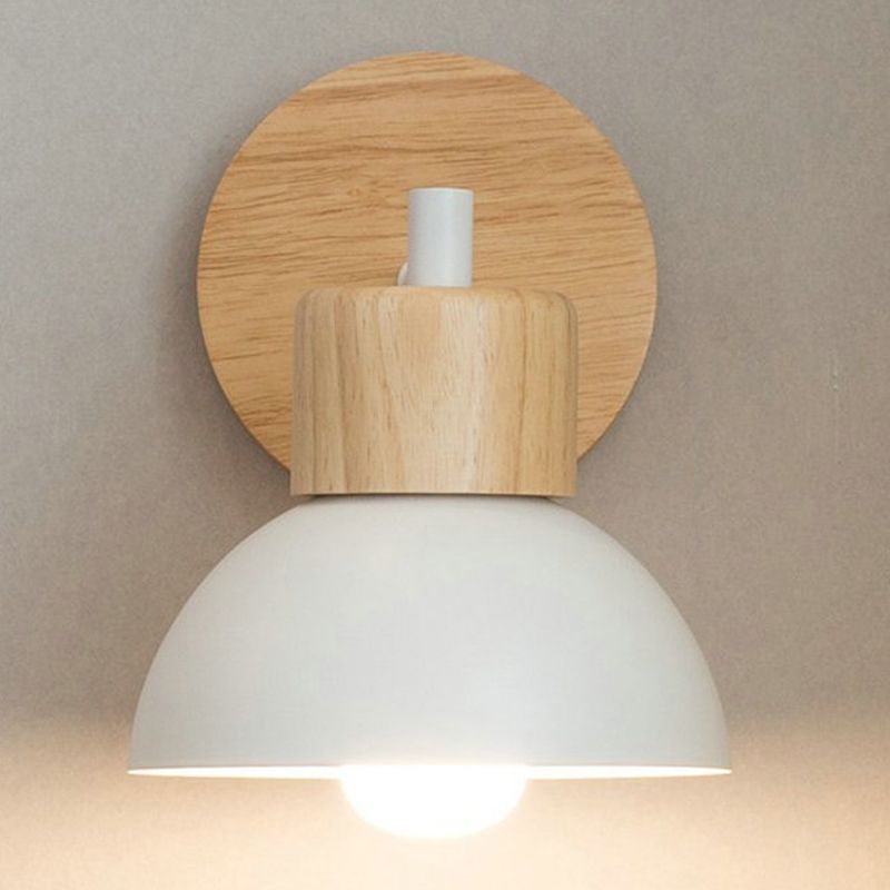 Binnen 1-bulb Down Light Wall Sconce Lighting, Simple SCONCE LIMMUTE MET HOUDEN TOP