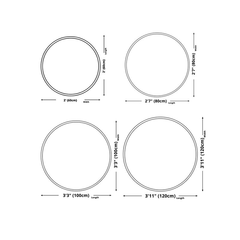 Coffee Modern Rug Blending Solie Color Rug Non-Slip Backing Rug for Home Decor