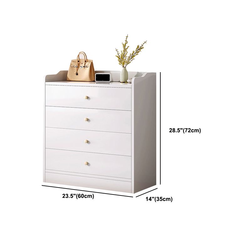 Contemporary Rectangle Manufactured Wood And Standard with Drawer Chest