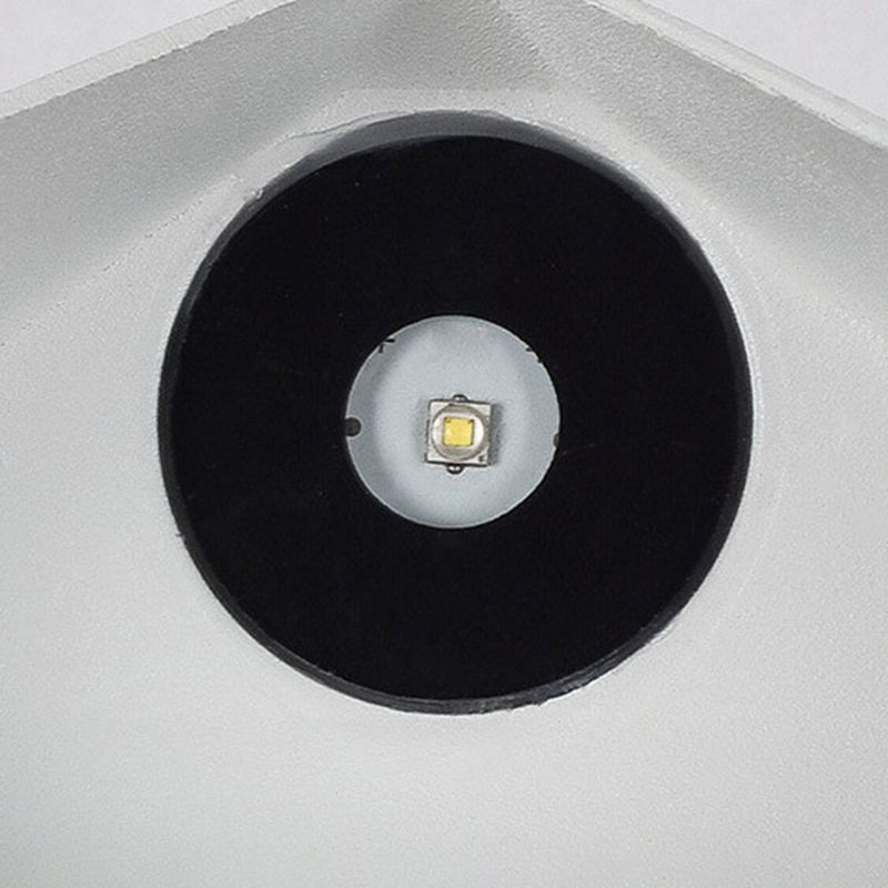 Geometric Shape Wall Lamp Modern Style Acrylic 1 Light Sconce in White / Black