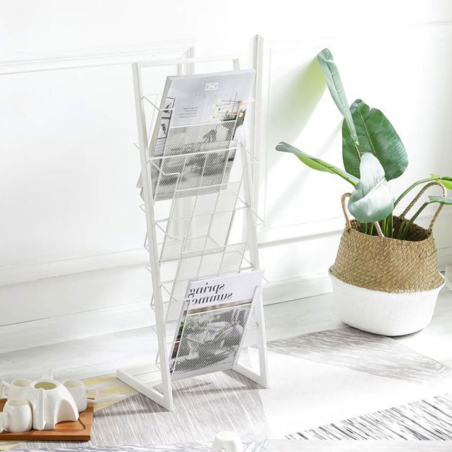 Libreria etagere in metallo scandinavo in ferro aperta libreria verticale aperta