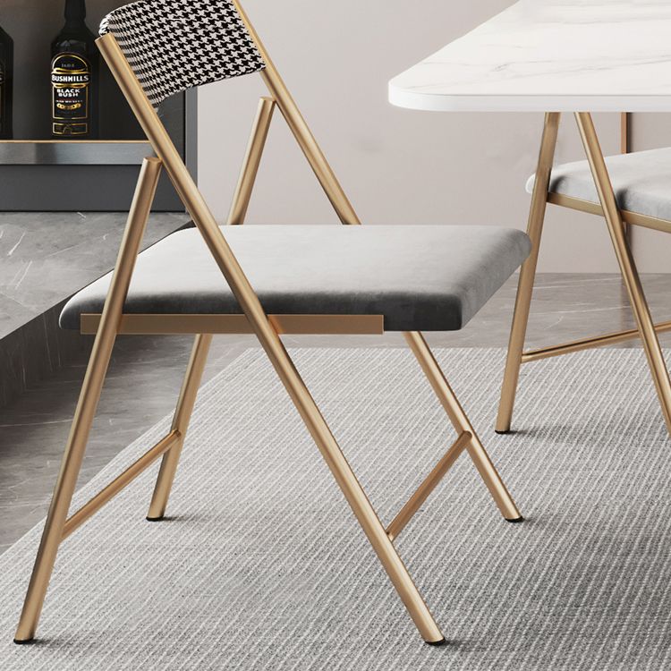 Rectangle Contemporary Sintered Stone Dining Room Set Foldable Dining Furniture for Restaurant