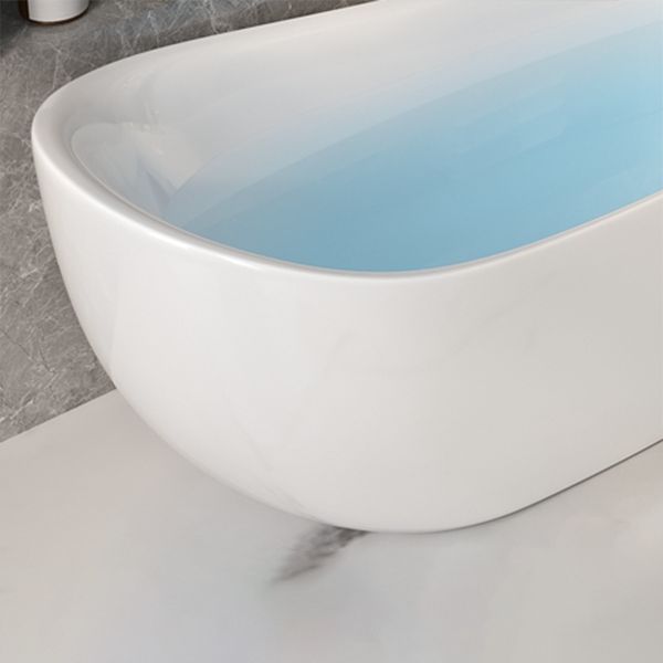 Antique Finish Soaking Modern Bath Stand Alone Oval Bath Tub
