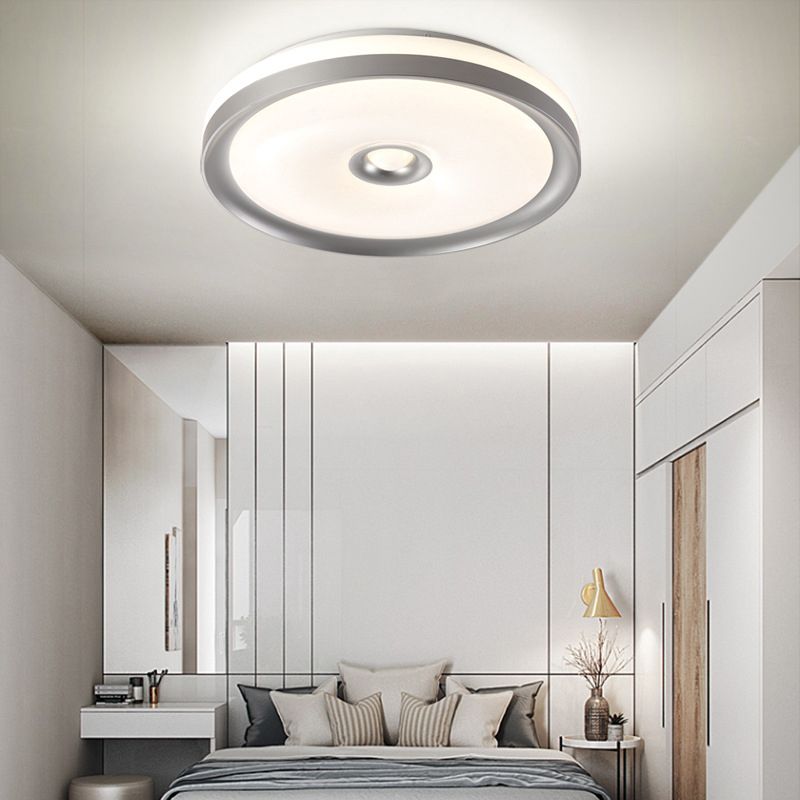 Makaron Grau/Rosa/Braun Runde Flush Licht High Penetrated Acryl LED Deckenhalterung Lampe im dritten Gang