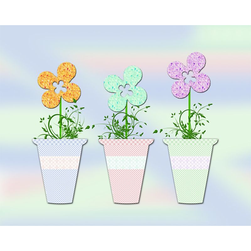 Illustration Stain Resistant Mural Wallpaper Plant Decorative Living Room Wall Mural