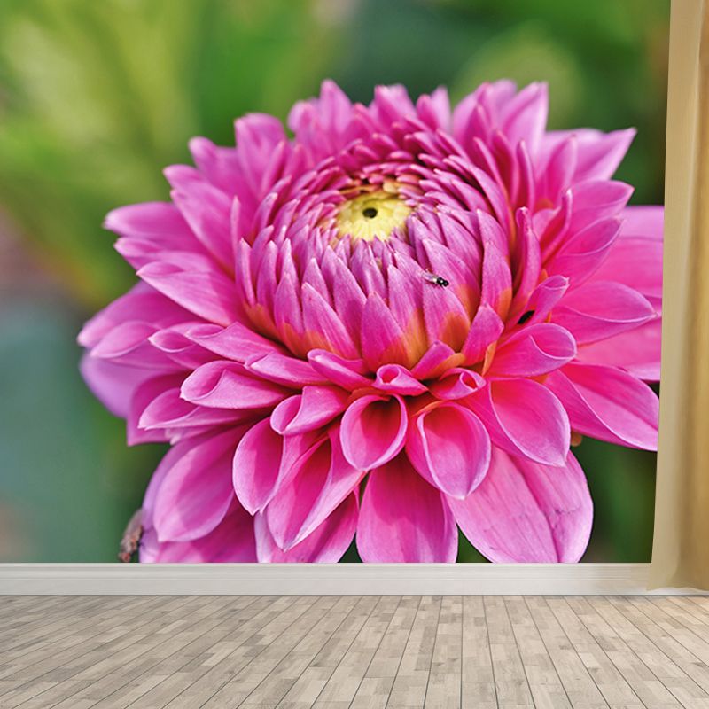 Flower Mural for Bedroom Moisture Resistant Home Decor, Made to Measure