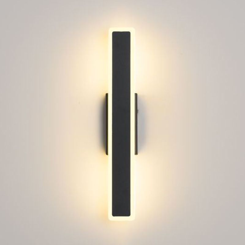 Fun a parete rettangolare per la parete della camera da letto Simplicità a parete LED Apparecchio di illuminazione montata