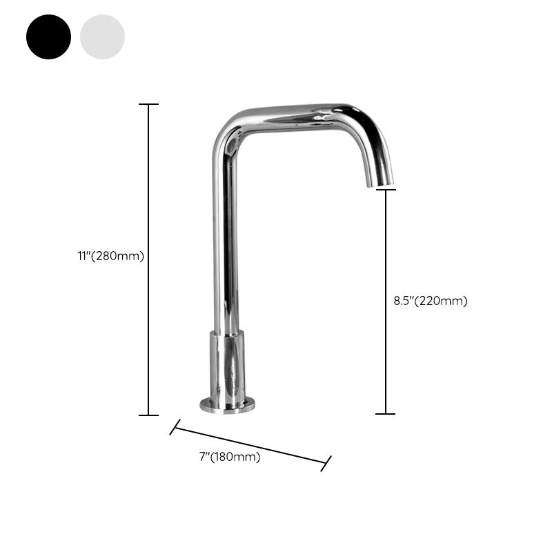 High-Arc Vanity Sink Faucet Light Luxury Vessel Faucet 3-hole Faucet