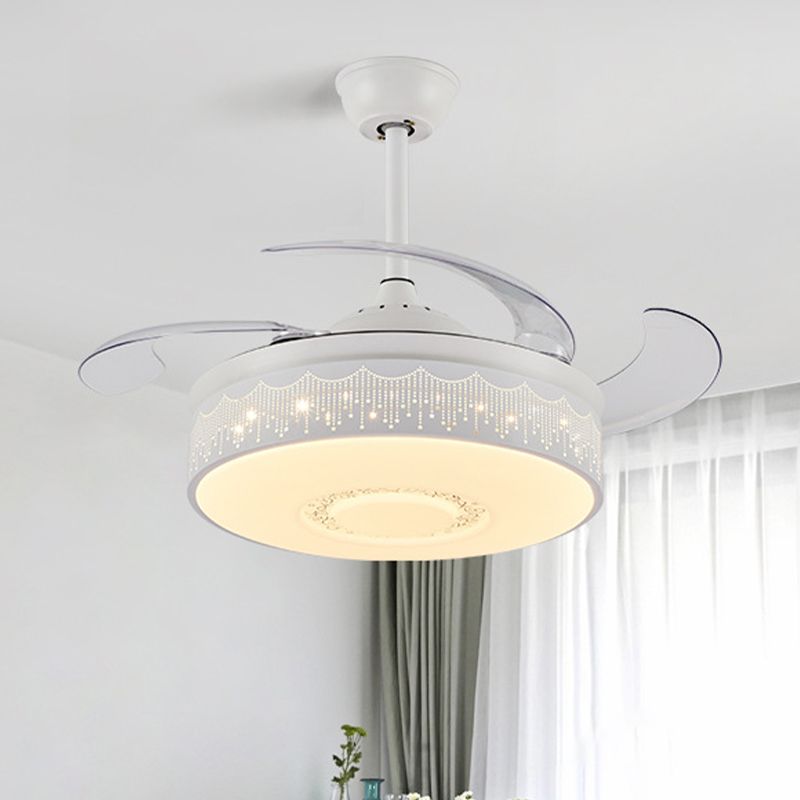 Moderne Drum Anhängerlüfter Lampe 42 -Zoll