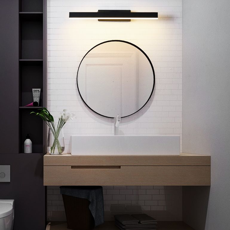 Lámpara de pared de pared LED creativa moderna Lámpara de pared giratoria rectangular de hierro giratorio con sombra acrílica