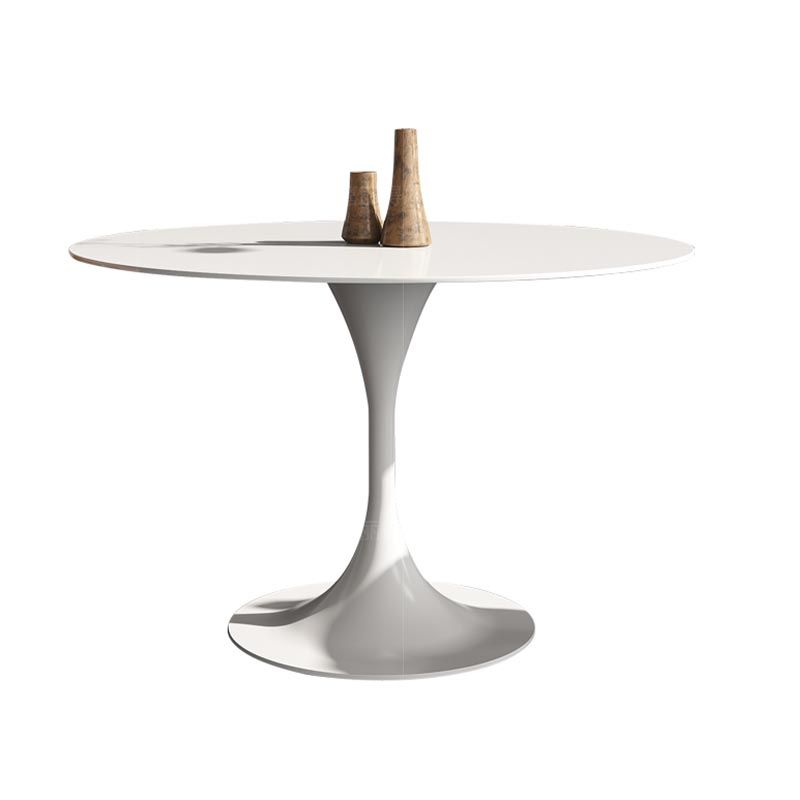 Sintered Stone Home Dining Table Modern Pedestal Dining Room Table