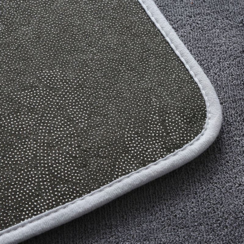 Simplicity Plain Area Rug Comfort Rug Polyester Anti-Slip Carpet for Home Decor