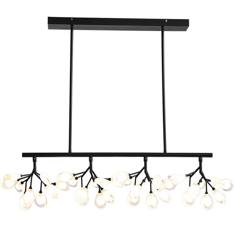 Glowworm Island Lighting Fixture Simplicity Acrylic 36 Bulbs Dining Room Ceiling Light