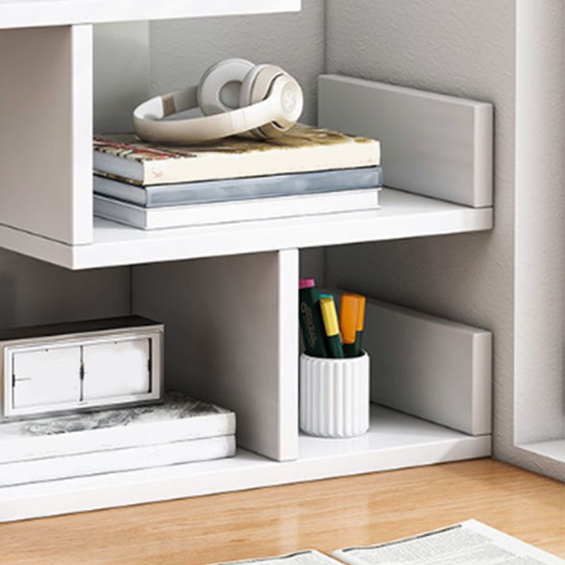 Urban Open Shelf Bookcase Engineered Wood Book Shelf with Shelves for Study Room