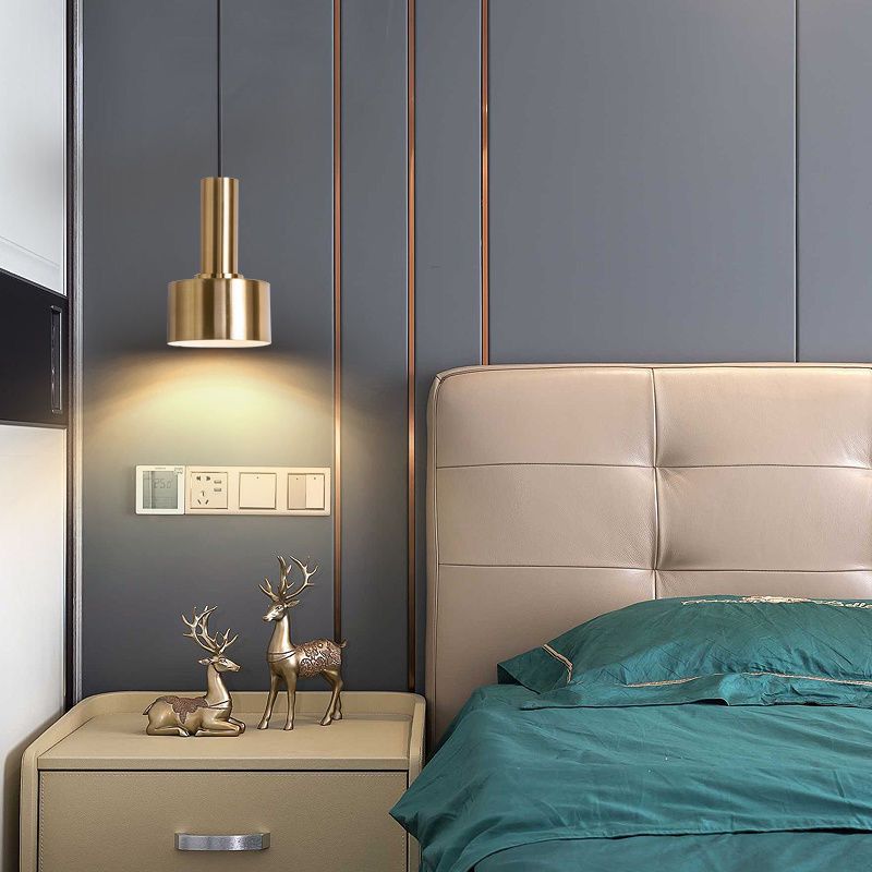 Moderne luxuriöse Einzelheiz -Lichtelektroplate Eisenhängerlampe für Esszimmer