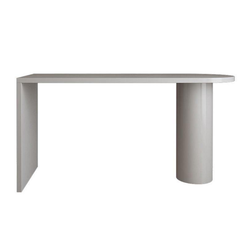 Eigentijdse eettafel dennen vaste houten tafel met dubbele voetstuk voor eetkamer