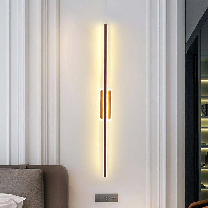 Luminaires d'éclairage de vanité de style moderne lampes murales à LED en aluminium