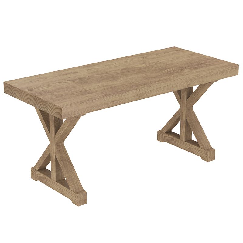 Farmhouse Esszimmer Set Holzblock Standardhöhe Tisch für Esszimmer