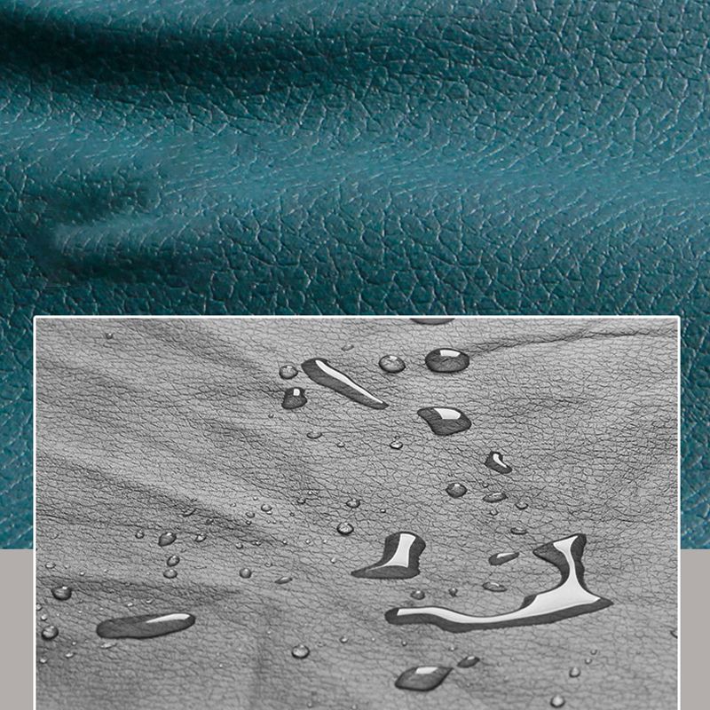 32.3" H 3-seater Faux Leather Square Arm Sofa for Living Room with storage