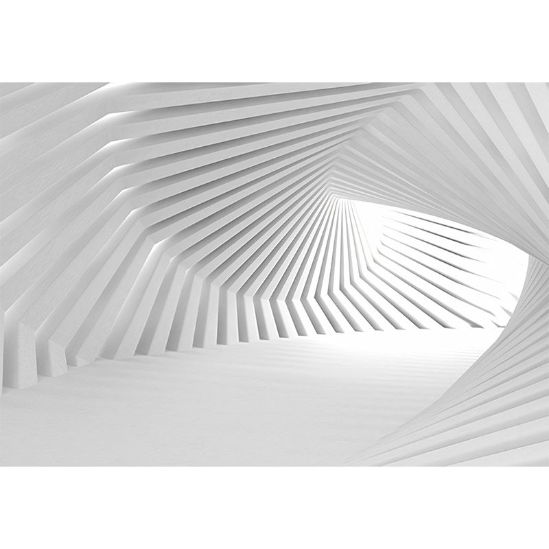 Arte de pared moderno nórdico Color Pastel túnel extendido 3D Mural grande para cafetería y vestidor