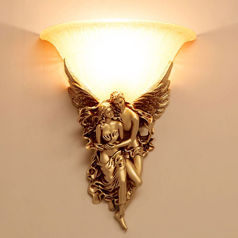 Vetro contemporaneo in vetro a 1 luci a parete lampada a parete lineare sconce per camera da letto