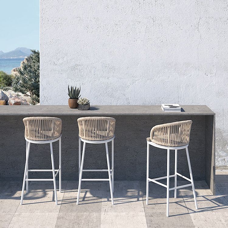 Industrial Round Bar Table Set 1/2/3 Pieces Metal Bar Table Set for Outdoor