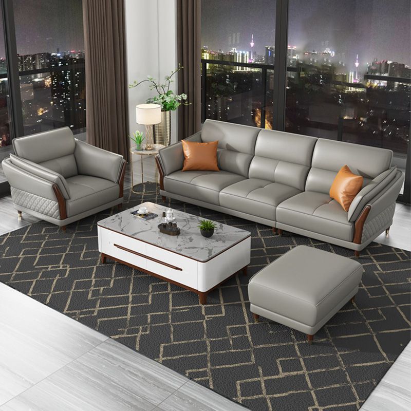 Contemporary Sectional Sofa Pillow Top Arm Sofa for Living Room