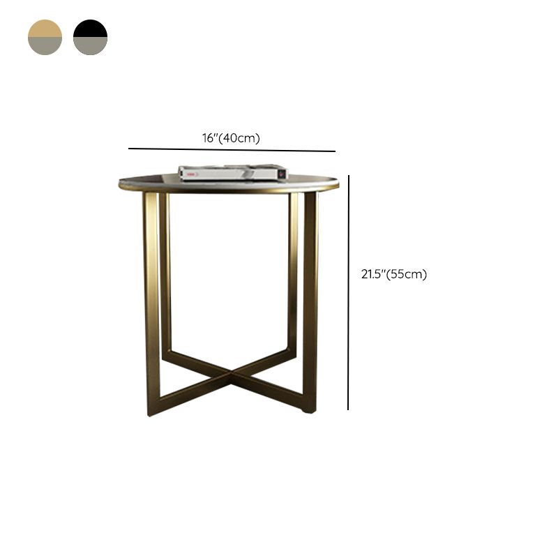 Round Frame Coffee Table Slate Top Coffee Coffee or End Table