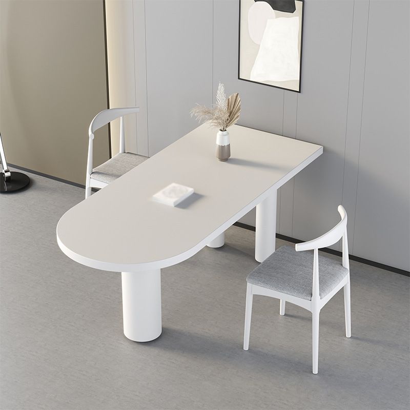 Gratis vorm massief hout binnen tafel restaurant moderne houten tafel met 3 poten